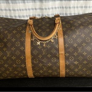 Louis Vuitton Monogram Canvas Keepall 60 Duffle Bag